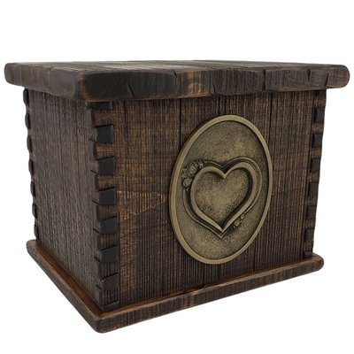 Timber Heart Companion Wood Urn