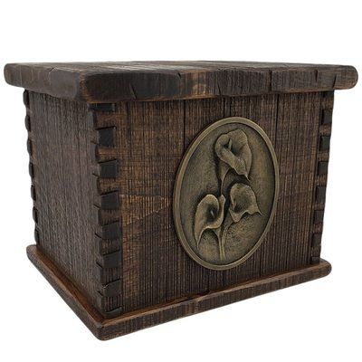 Timber Lily Wood Pet Casket