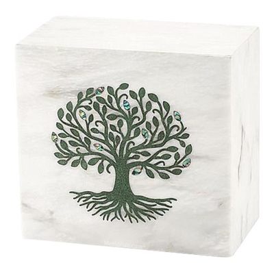 Tree of Life Marble Cremation Urn II