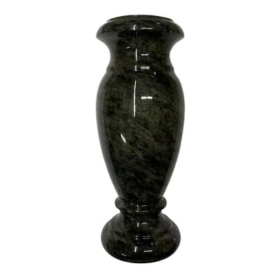 Tropical Green Granite Cemetery Vase