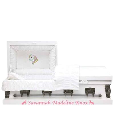 Unicorn Medium Child Casket