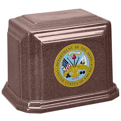 United States Army Pink Cultured Urn