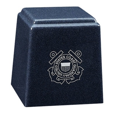 United States Coast Guard Blue Cultured Urn