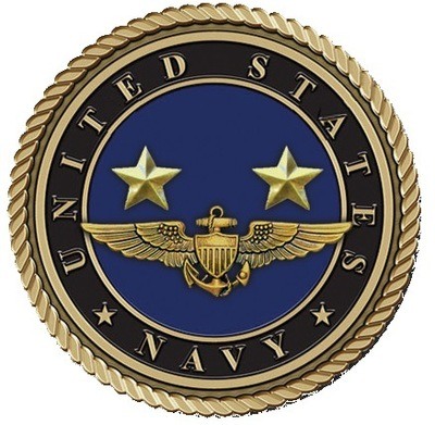 United States Navy 2 Star Medallion