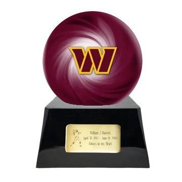 Washington Commanders Football Cremation Urn